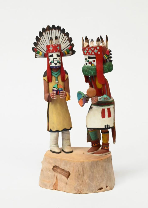 Hopi Pueblo Konin (Supai Kachina) Harvasupai Dancer Kachina Doll By Larry Gallegos