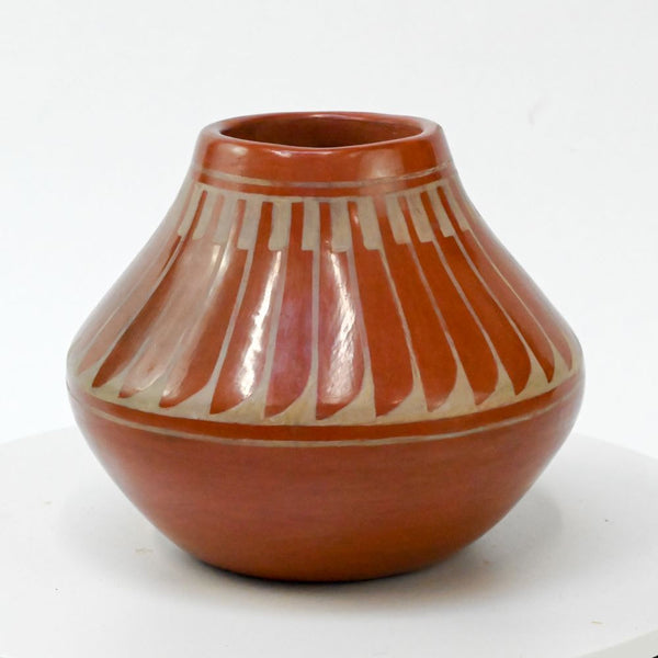 San Ildefonso Pueblo Pottery Jar By Josephine Cordova Vigil