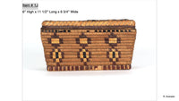 Salish basket with lid