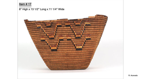 Antique Salish basket