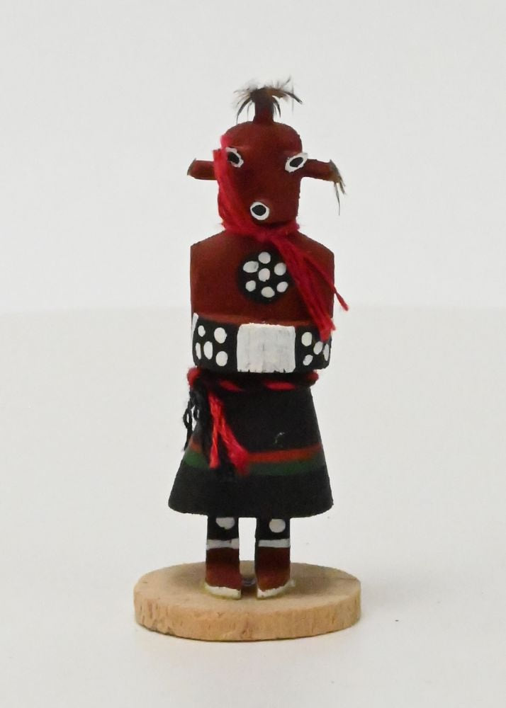 Hopi Pueblo Mudhead Kachina Doll By LM