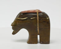 Large Zuni Bear Fetish with arrowhead gift tied on