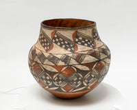 An Early Polychrome Acoma Olla -   Pottery Water Jar