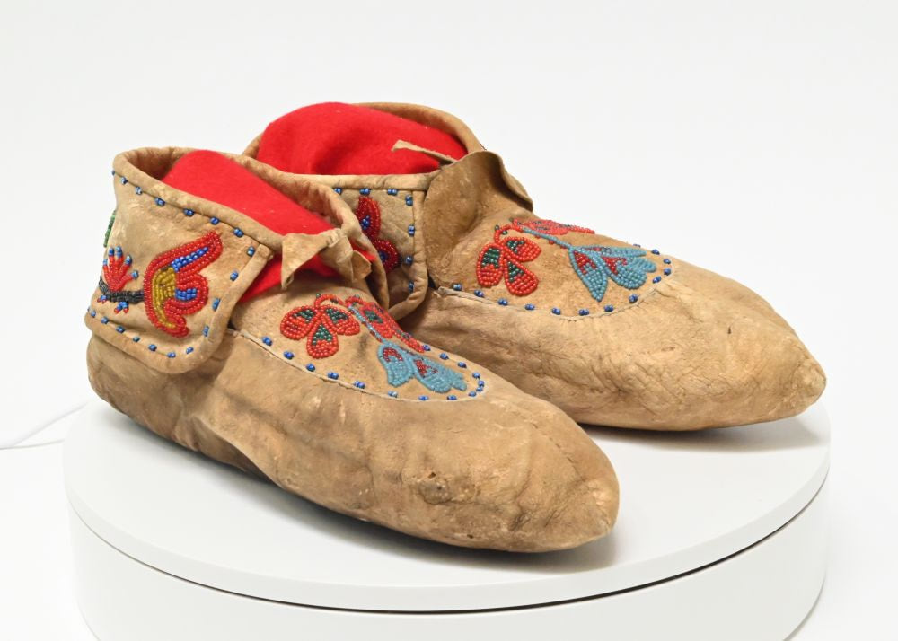 Northern Plains Cree Beaded Moccasins