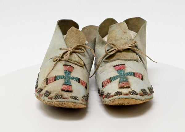 Southern Plains Beaded Moccasins