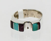 Navajo Chanel Inlay Ring - Size 8 3/4