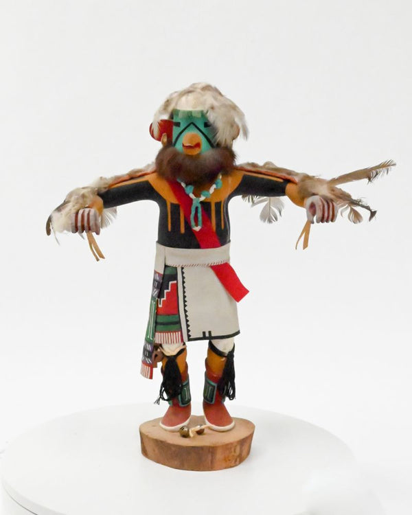 Vintage Hopi Pueblo Eagle Kachina Doll By Larry Poleanla