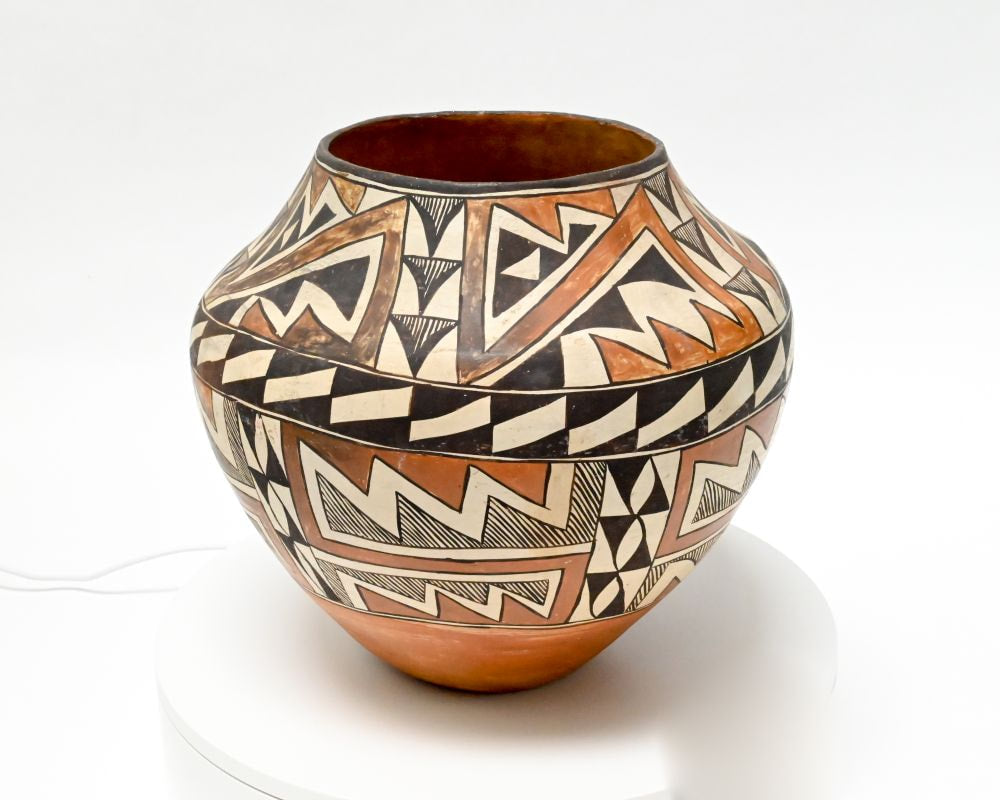 Early Acoma Olla - Polychrome Pottery Jar