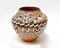 Early Acoma Olla - Polychrome Pottery Jar