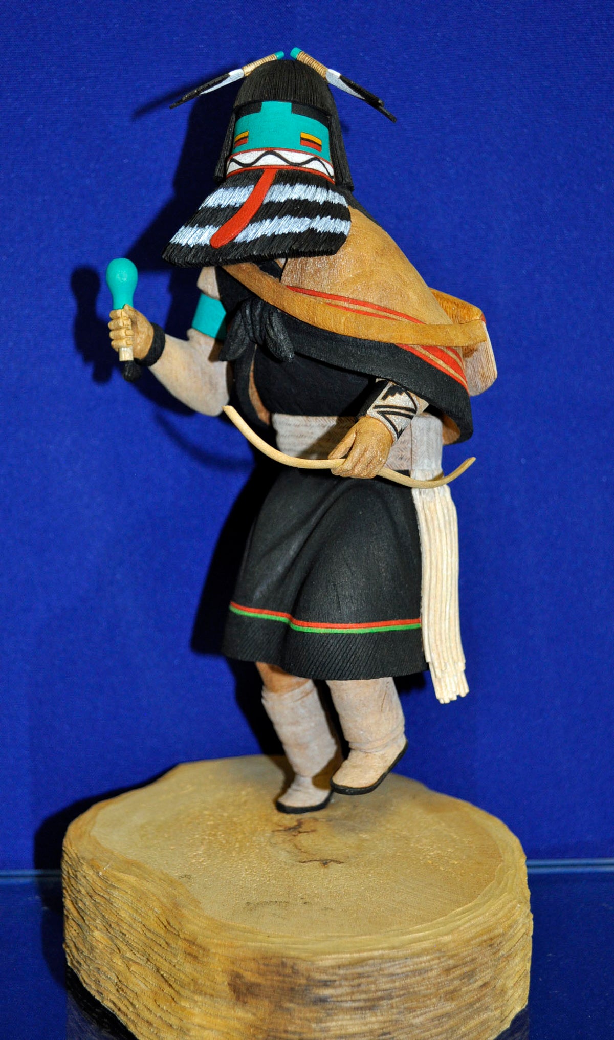 Hopi Pueblo Heoto Mana Kachina Doll By Glenn Fred