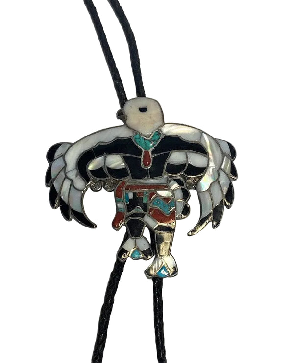 Zuni Eagle Bolo Jewelry by Dixon Shebola