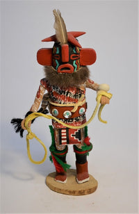 Hopi Pueblo Chili Pepper Kachina Doll By Uncle Clifford Pongyesvia