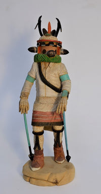 Hopi Pueblo Antelope Kachina Doll By Clayton Kaniatobe