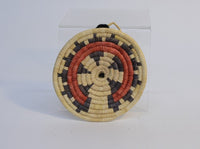 Hopi Coiled basket with Wedding Basket motif