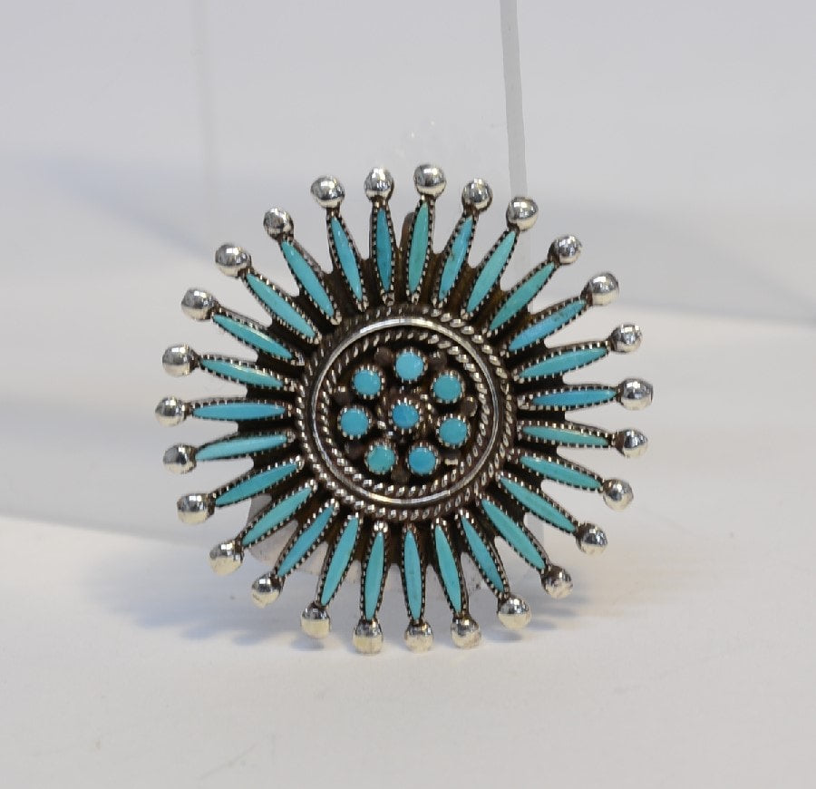 Zuni Needlepoint Pin - Pendant