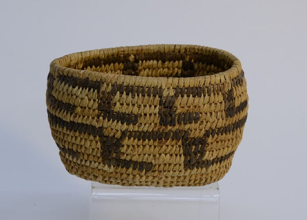 Papago Indian basketry bowl