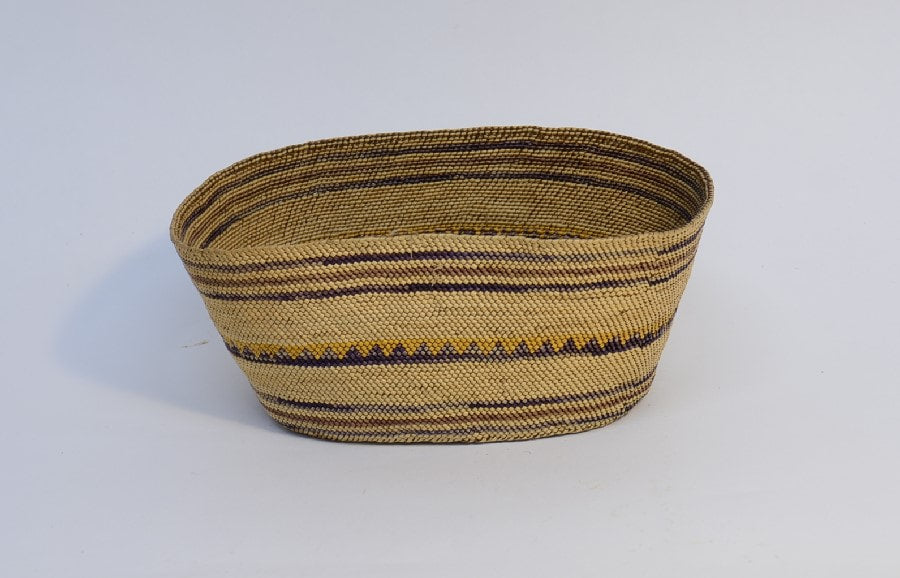 Makah Oval Basket of Fine Weave