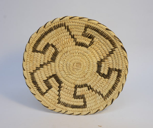 Papago Indian Basket, Whirlwind motif