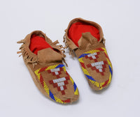 Plateau Beaded Moccasins