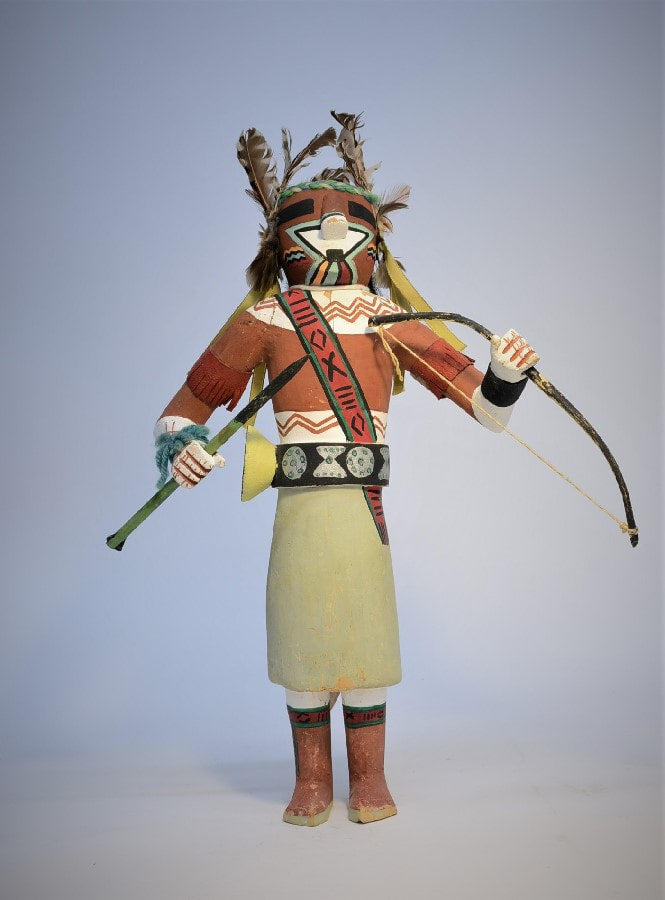 Vintage Hopi Pueblo Large Konin Supai Kachina Doll