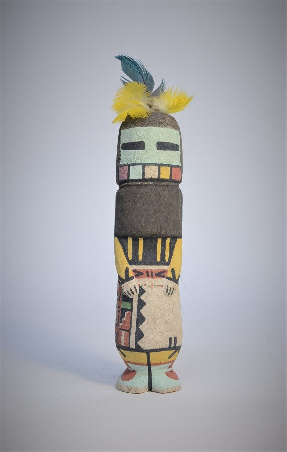 Hopi Pueblo Bearded Long Hair Kachina Doll