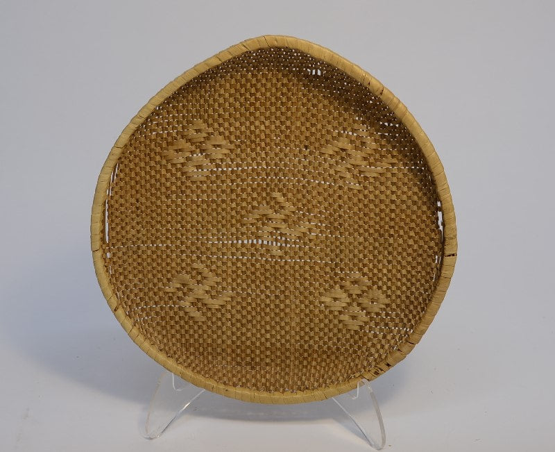 Vintage Bali Basketry Tray