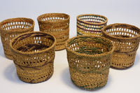 Group of 6 Vintage Chinese Baskets