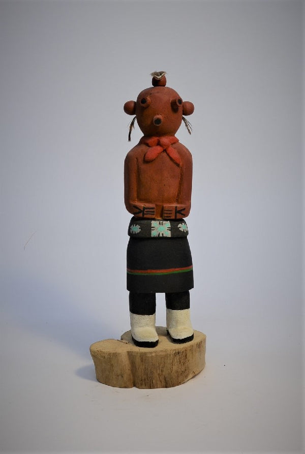 Hopi Pueblo Mud Head Kachina Doll By Richard Mase