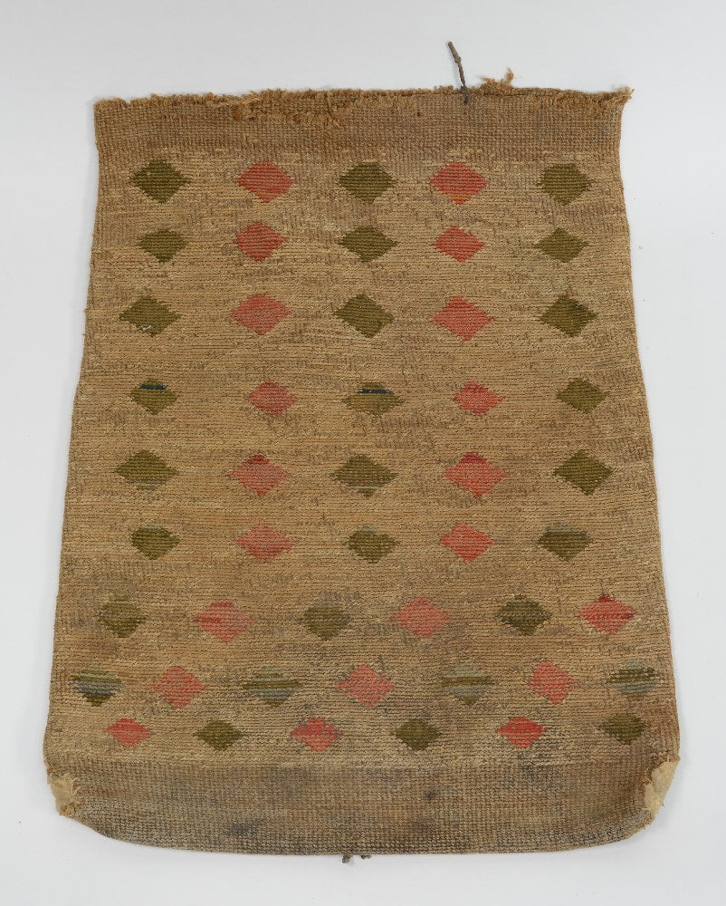 Antique Large Nez Perce Corn Husk Bag