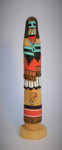Hopi Pueblo/Navajo Shalako Kachina Doll By A. Clark