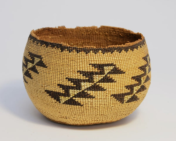 Handsome Antique Yurok Storage Basket