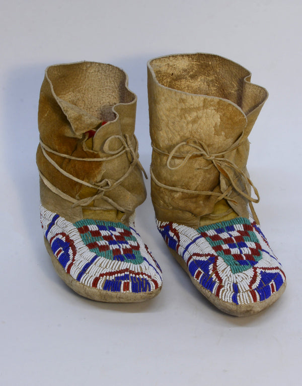 Antique Plateau Moccasins
