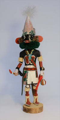 Hopi Pueblo Sotuknangu Kachina Doll By Manuel Kooyahoema