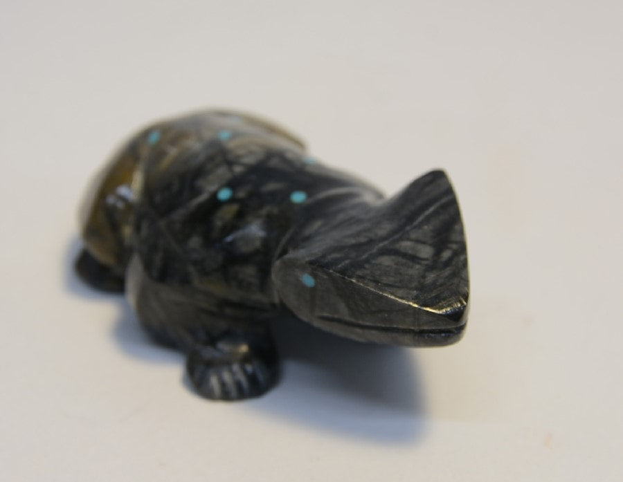 Zuni Horntoad Lizard Fetish by Nelson Yatsattie