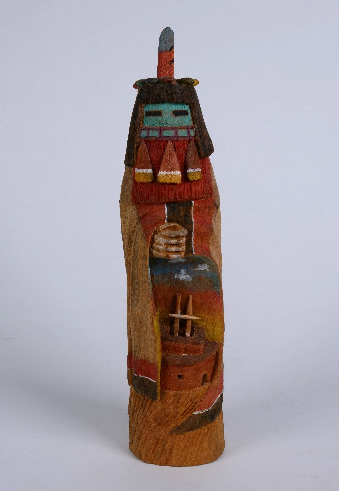 Hopi Pueblo Longhair Kachina Doll By Larson "Lar" Chapella