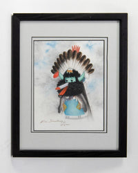"Sha' La' Ko'" Kachina; Colored Pencil by Alex Seowtewa