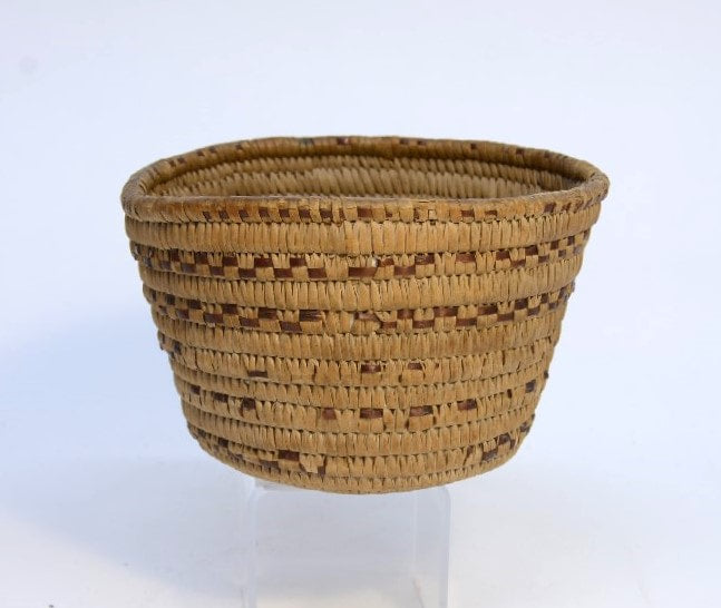 Salish Basket with banded design