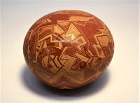Santa Clara Sgraffito Seed Pot by Susan Romero