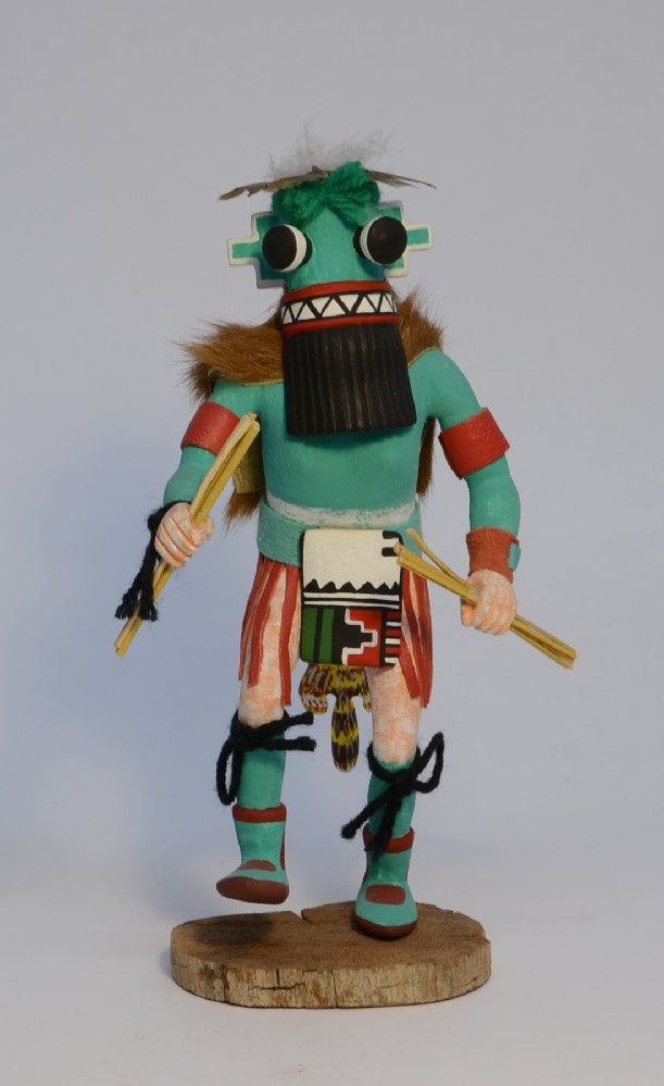 Hopi Pueblo Broad Face Kachina Doll By Joel Nahsonhoya