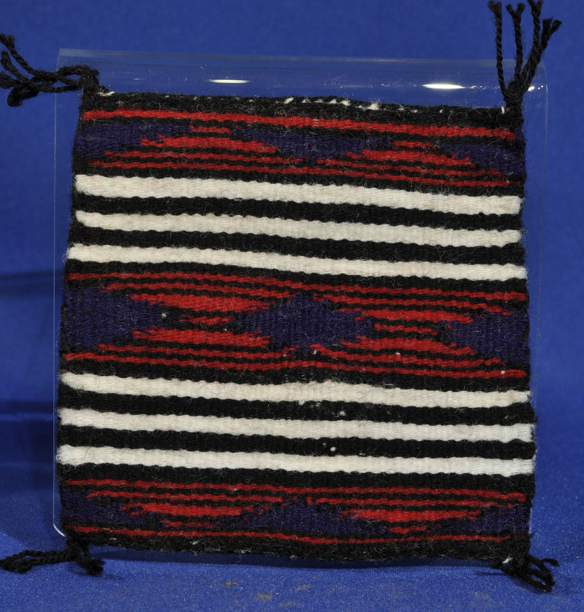 Miniature Navajo rug; Chiefs Blanket