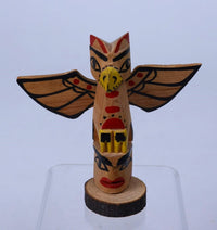 Vintage Ditidaht / Nootka Model Thunderbird Totem Pole