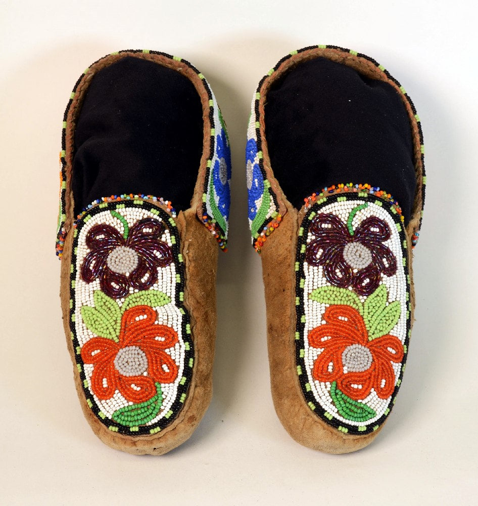Plateau Beaded Moccasins