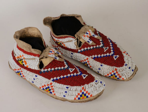 Northern Plains Beaded Moccasins