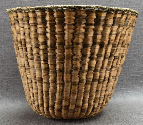 Hopi Indian Wicker "Peach" Basket