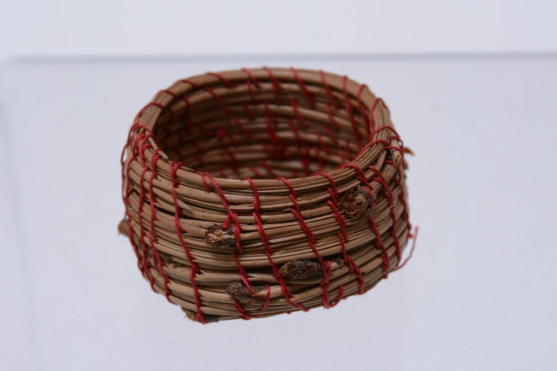 Miniature Cherokee Pine Needle Basket