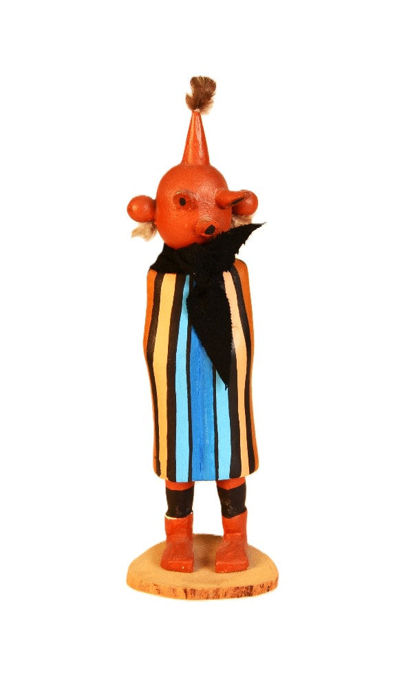 Hopi Kachina Tosonkoyemsi Sapet Corn Taster Wearing Blanket Mudhead Doll