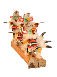 Navajo Kachina Hopi 4 Eagles Doll