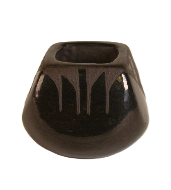 Santa Clara Pueblo Miniature Pottery Jar By Sylvia