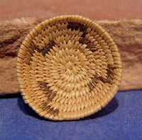 Miniature Pima Basket 1930-40: Very fine and smooth. Extra nice!