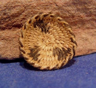 Miniature Pima Baskets C. 1930-40: Very fine weave